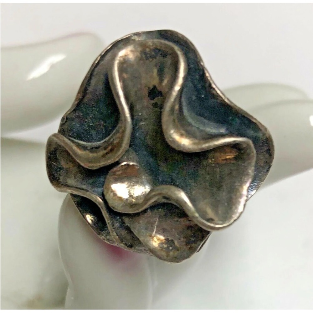 SILPADA Sterling Fluffy Flower Ring. Sz 6